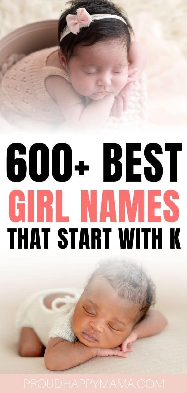 600 Girl Names That Start With K Unique Pretty