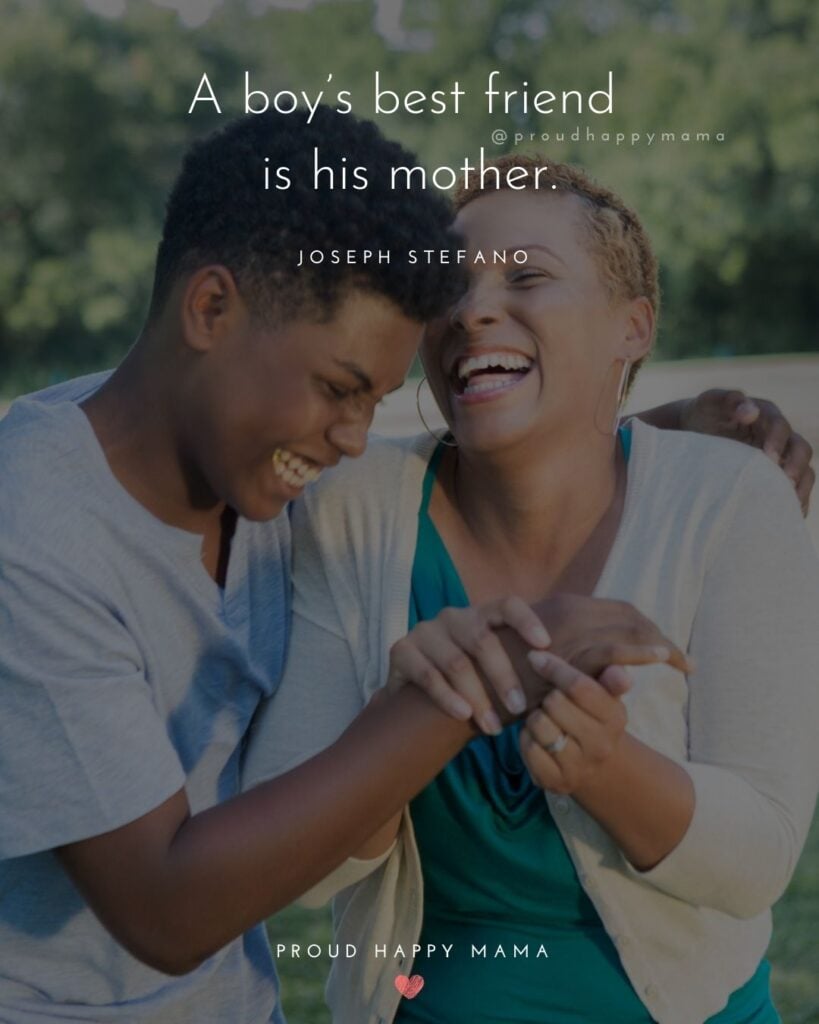 Mother Son Quotes - A boy’s best friend is his mother.– Joseph Stefano