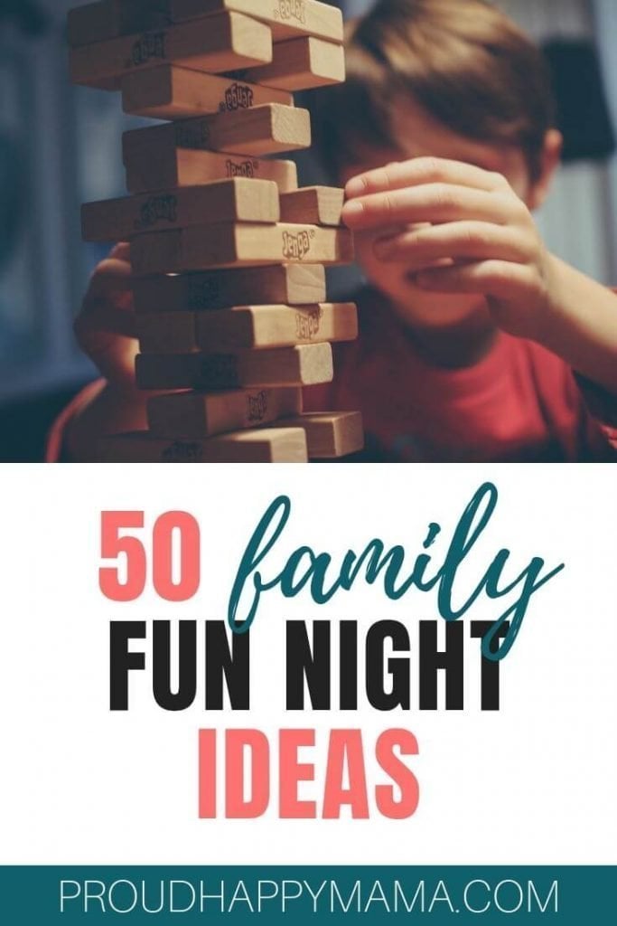 Family Fun Time | 50+ Family Fun Night Ideas The Whole Family Will Love {+ PRINTABLE}