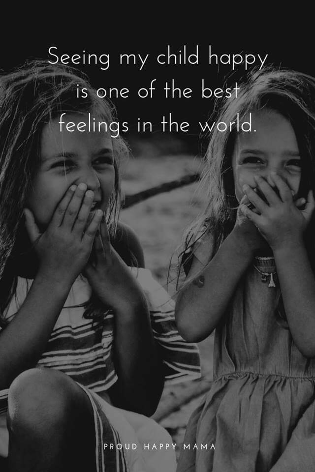 The Joys Of Motherhood Quotes | Seeing my child happy is one of the best feelings in the world.