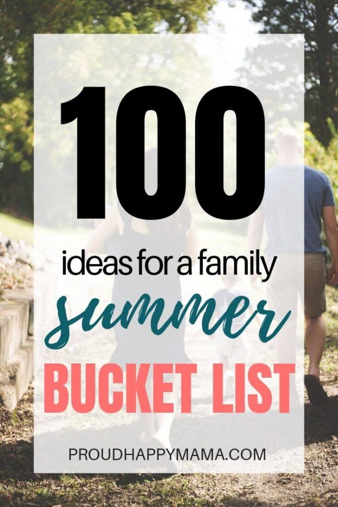 Bucket Lists Ideas For Summer | 100 Summer Bucket List Ideas For Families