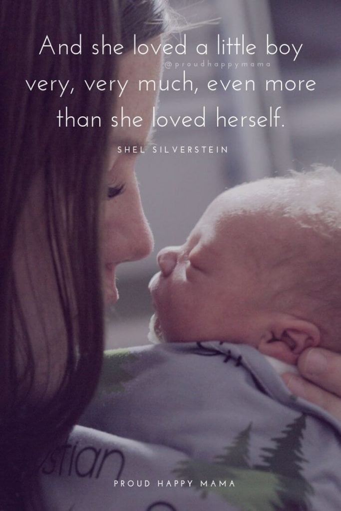 Quote Of The Day For Kids | ‘And she loved a little boy very much, even more than she loved herself.’ – Shel Silverstein