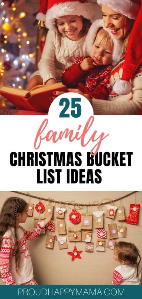 Christmas Bucket List  | 25 Must Do Family Christmas Bucket List Ideas 