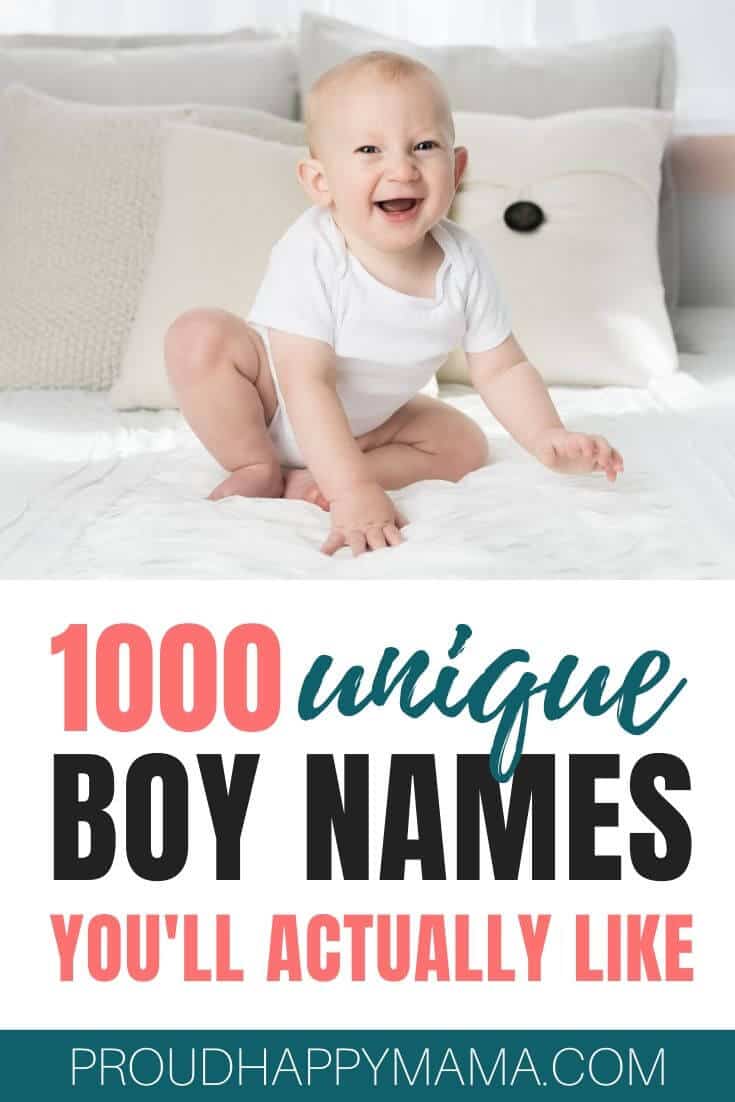 1000+ Cool and Unique Boy Names You’ll Actually Like [The Ultimate List]