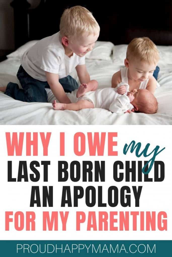 Raising 5 Children | Dear Last Child, I Feel Like I Owe You An Apology