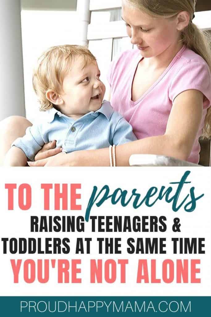 Teenagers And Toddlers | For All The Parents Raising Teenagers And Toddlers At The Same Time