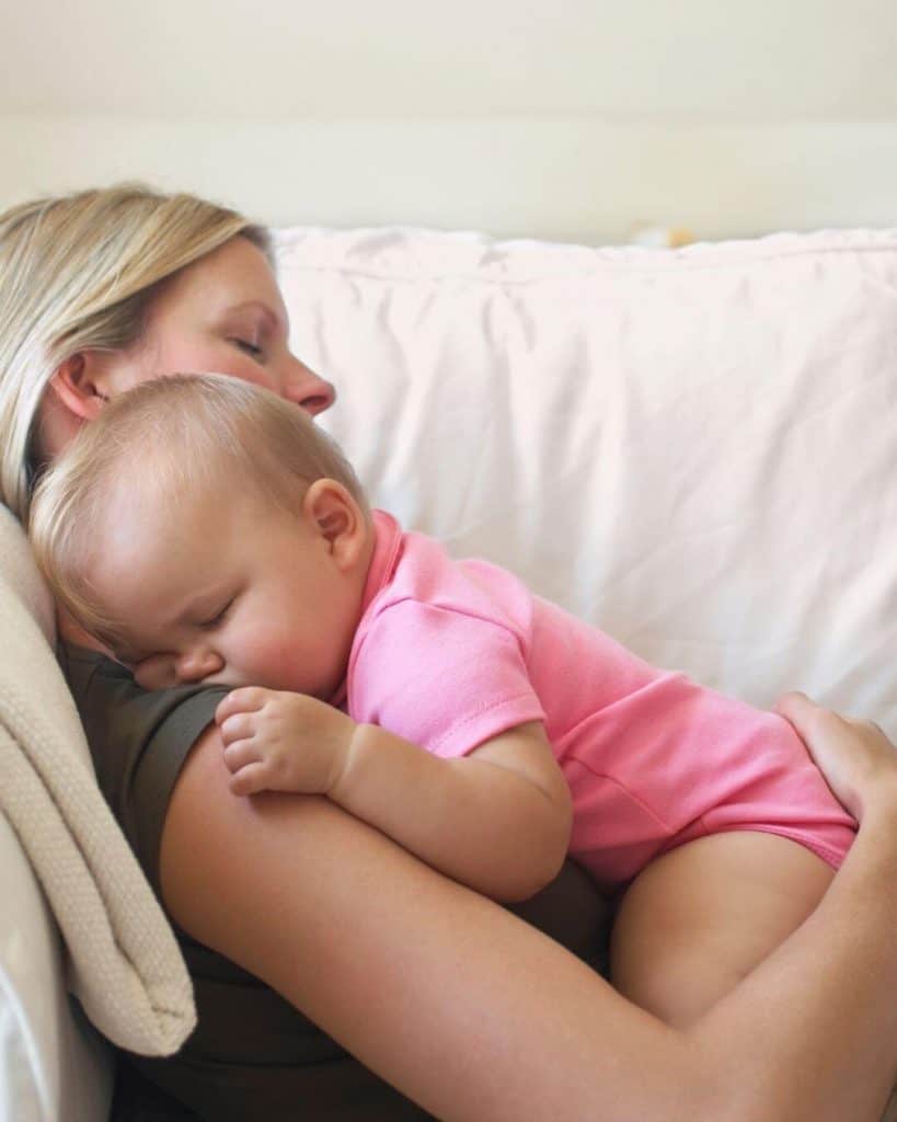 Baby Sleeping On Mom | Dear Fellow Thirtysomething Moms - I See You