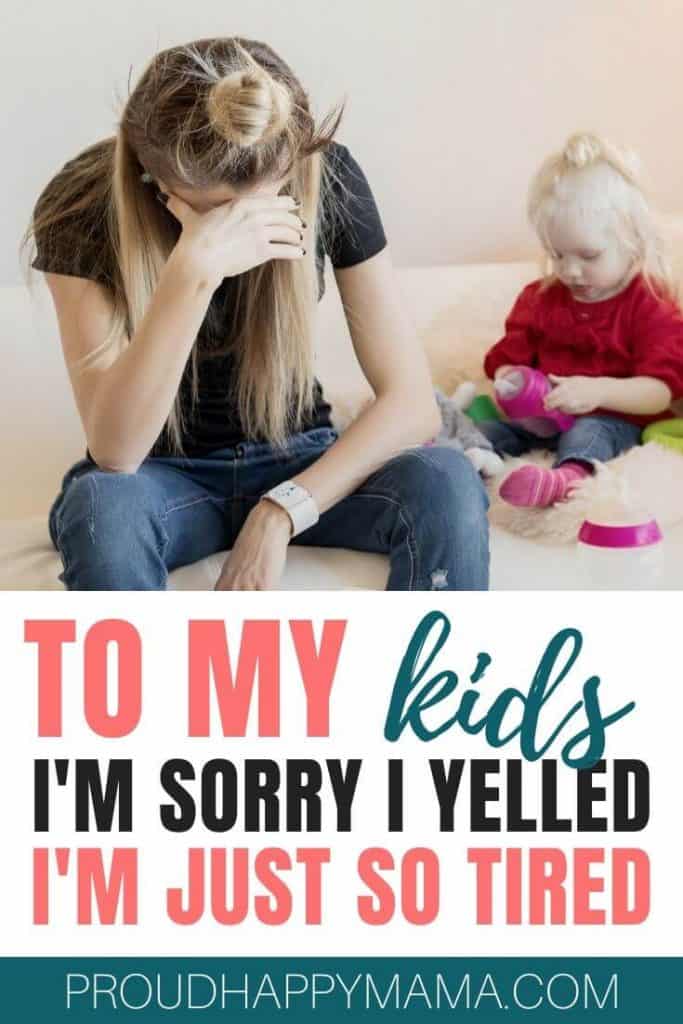 Tried Mom | Dear Kids, I’m Sorry I Yelled