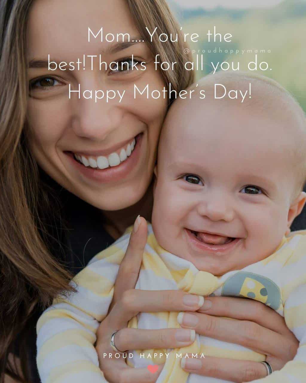 Mothers Day Poem From Son | Mom....You’re the best! Thanks for all you do. Happy Mother’s Day!