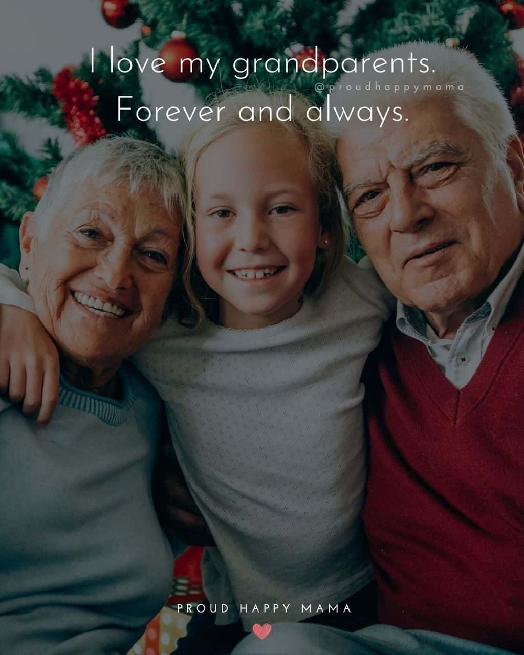 Grandparent Quotes – I love my grandparents. Forever and always.’