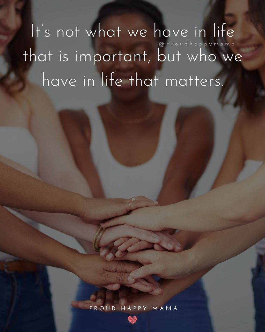 Sister Quotes - It’s not what we have in life that is important, but who we have in life that matters.