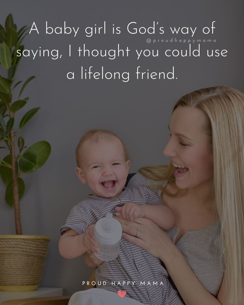 Baby Girl Quotes - A baby girl is God’s way of saying, I thought you could use a lifelong friend.