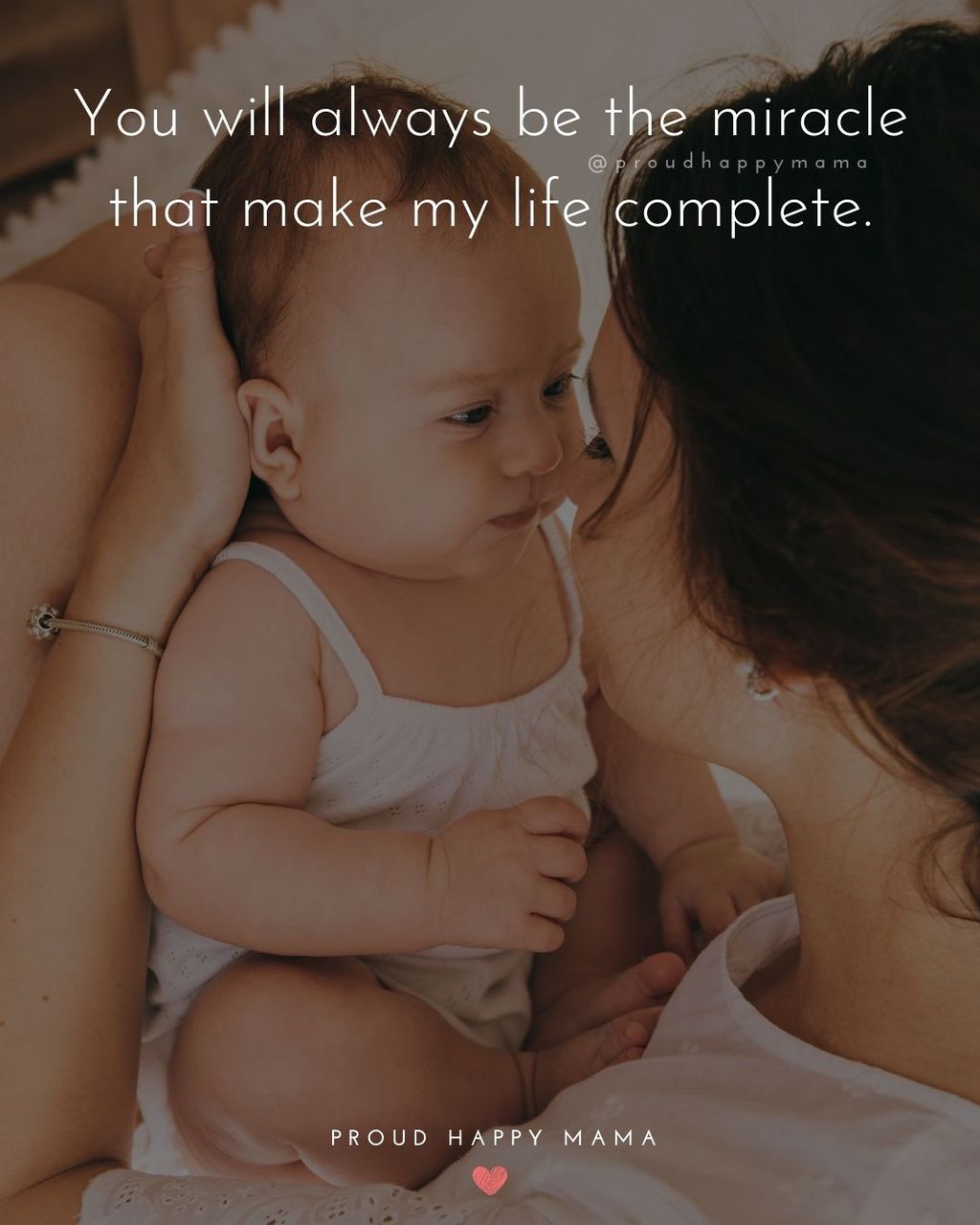 Baby Girl Quotes - You will always be the miracle that make my life complete.