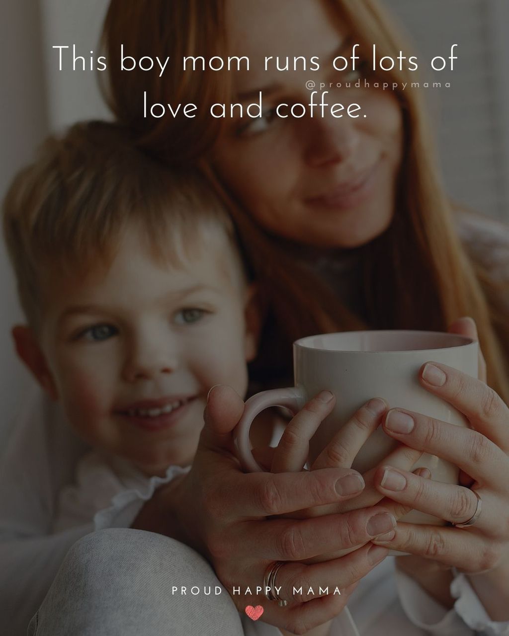 Boy Mom Quotes - This boy mom runs of lots of love and coffee.
