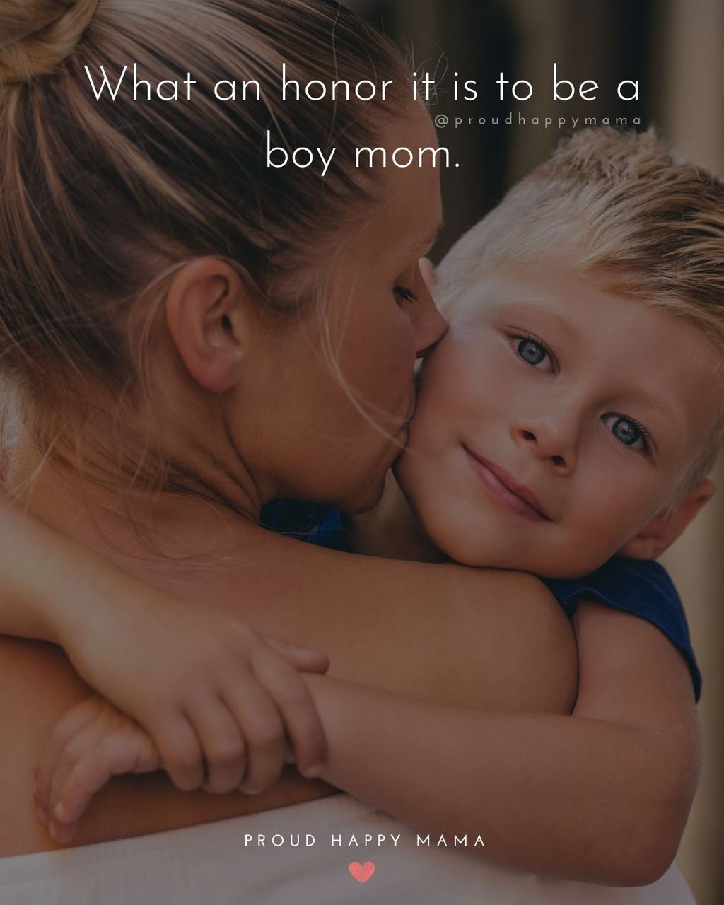 Boy Mom Quotes - What an honor it is to be a boy mom.