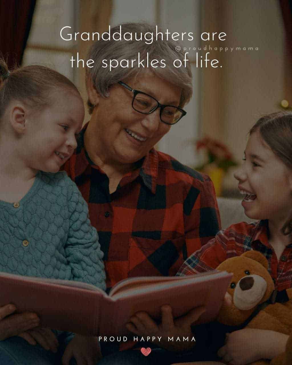 Granddaughter Quotes - Granddaughters are the sparkles of life.’