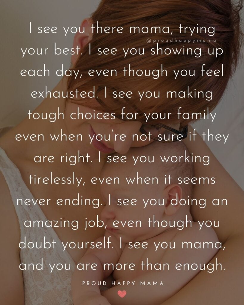 Strong Mom Quotes - Motherhood is hard. I try my best, but some days I struggle to be the mama I want to be.