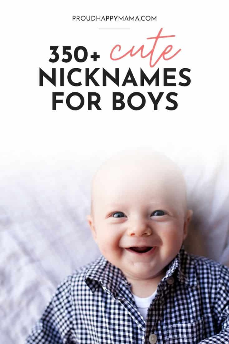 350+ Nicknames For Boys You'll Love (cute & Funny)