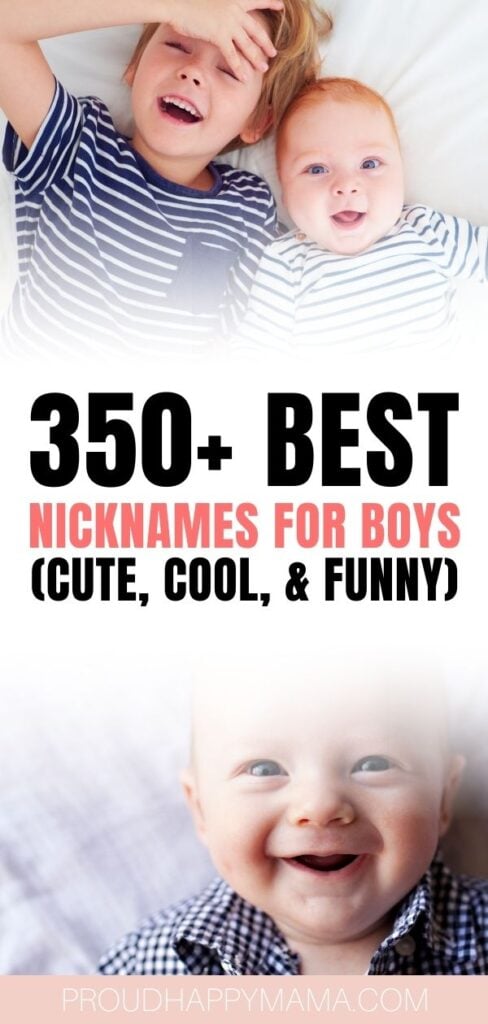 350+ BEST Nicknames for Boys You'll Love [Cute & Funny]