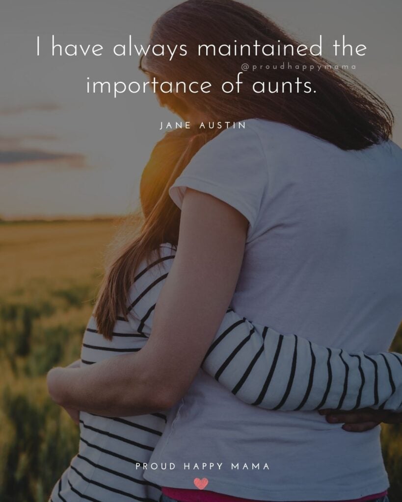 Aunt Quotes - I have always maintained the importance of aunts.— Jane Austin