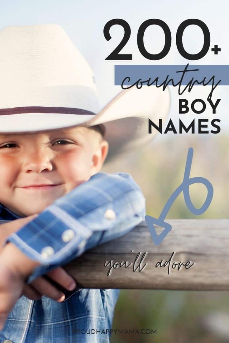 350 Country Boy Names Handsome And Rustic