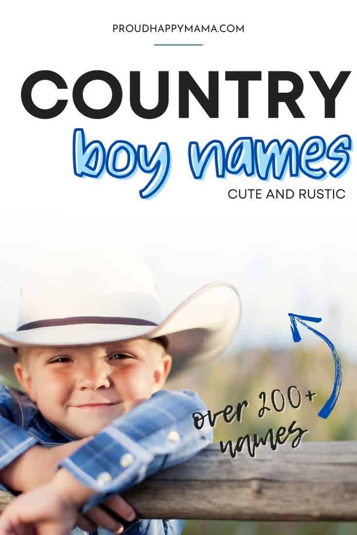 350+ Country Boy Names (Handsome & Rustic)