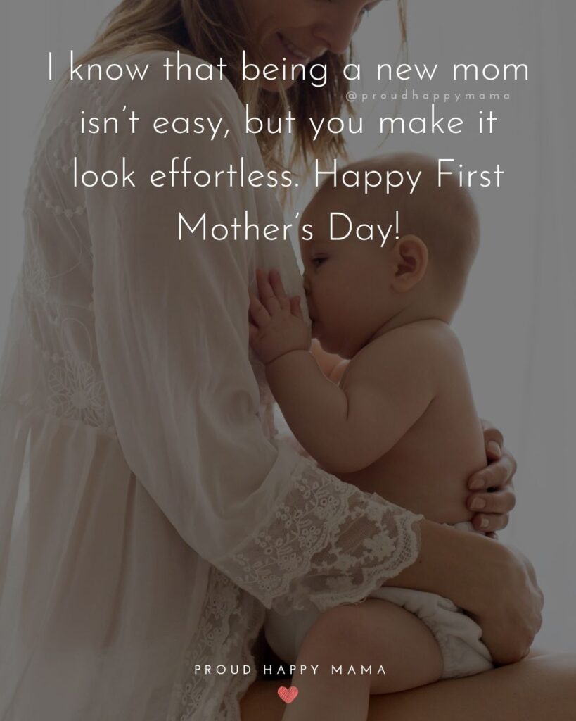 first mothers day message
