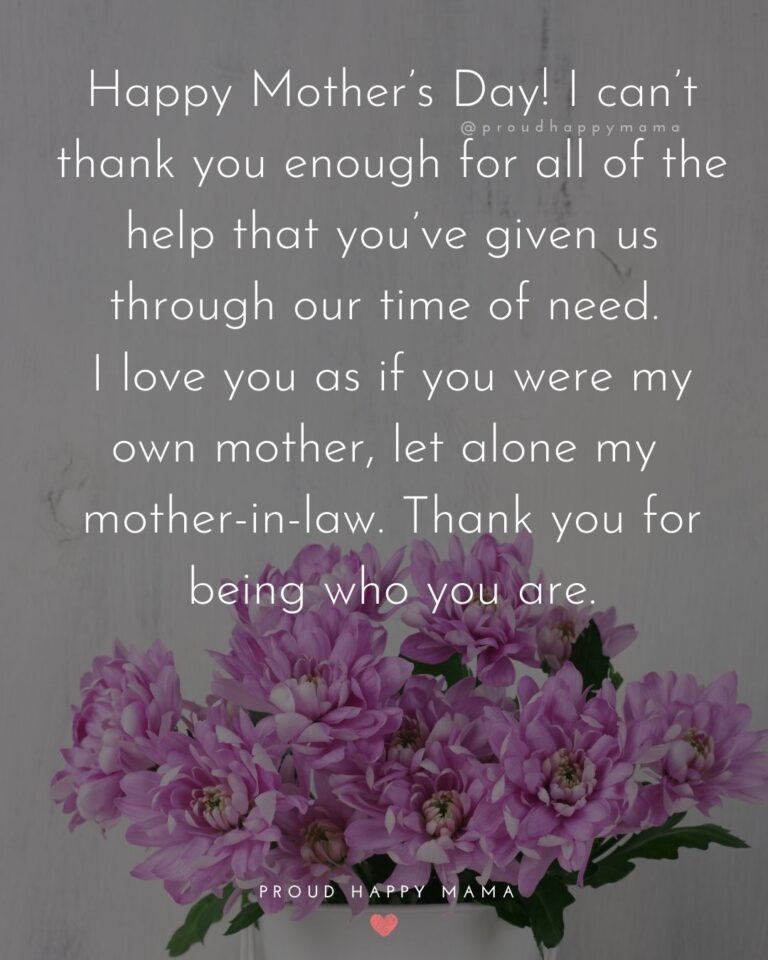 50 Happy Mothers Day Quotes For Mother In Law (With Images)