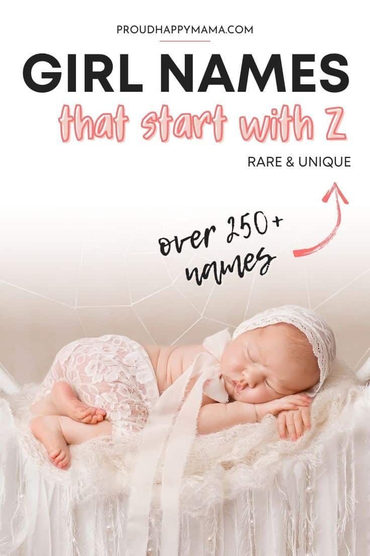 250+ Baby Girl Names That Start With Z [Cute & Unique]