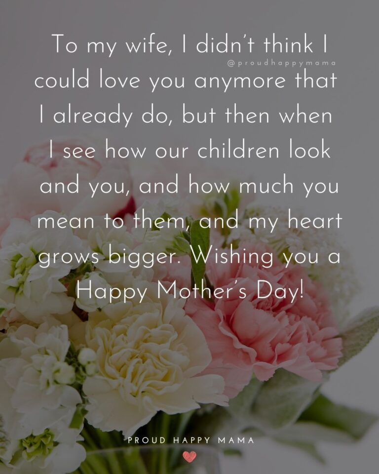 75 Happy Mothers Day Quotes For Wife With Images