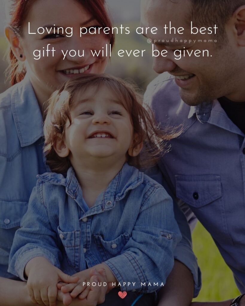 Parents Quotes - Loving parents are the best gift you will ever be given.’