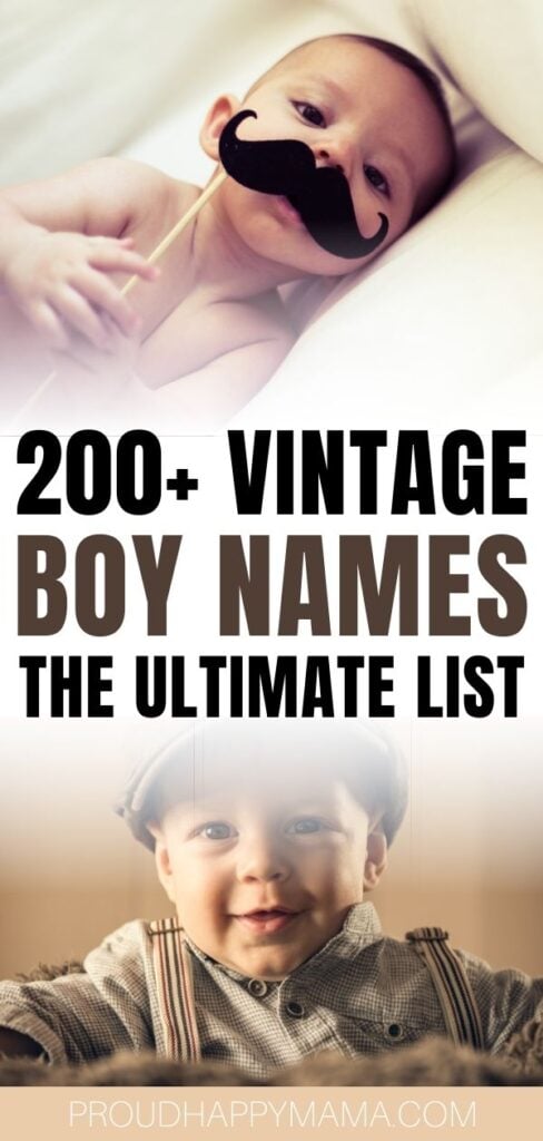 Unique Vintage Boy Names