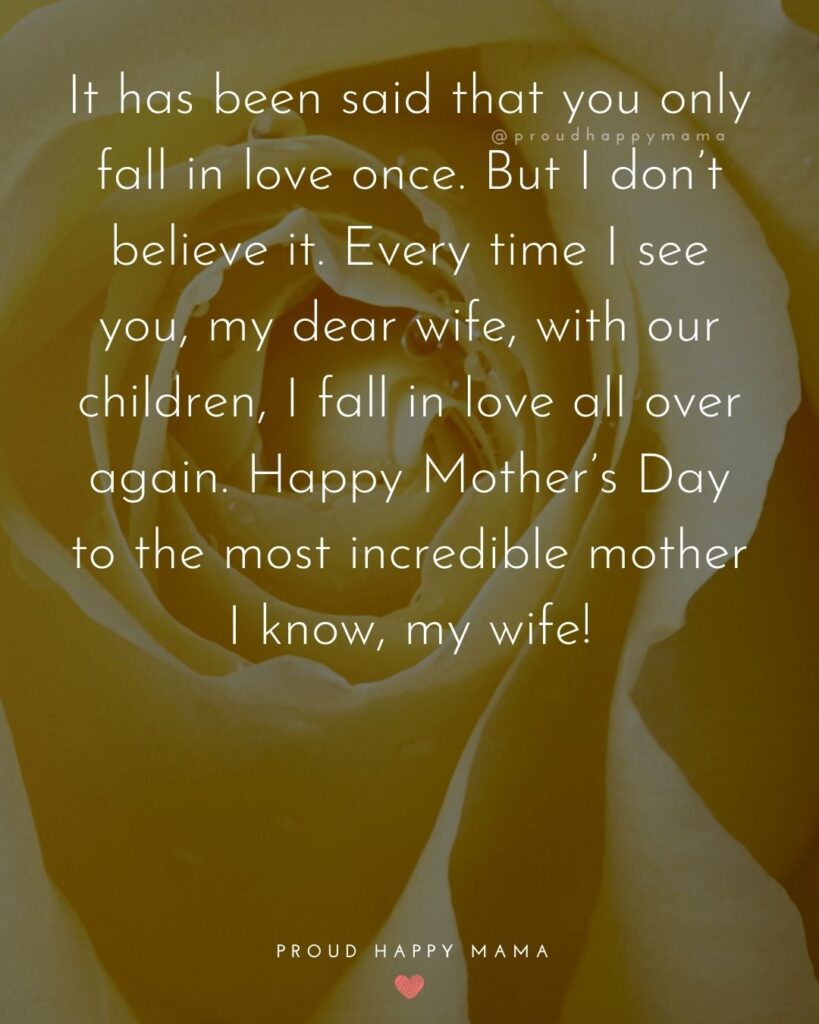 happy mothers day quotes to my wife