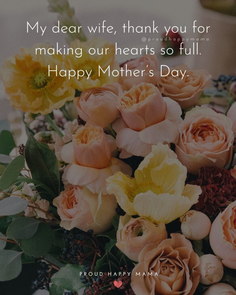 happy mothers day wife quotes