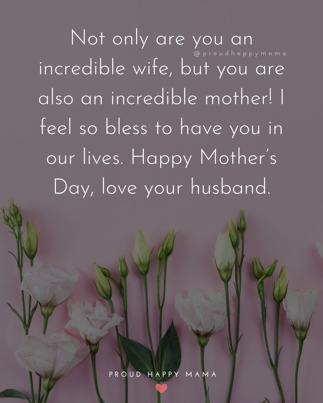 mothers day wishes to wife