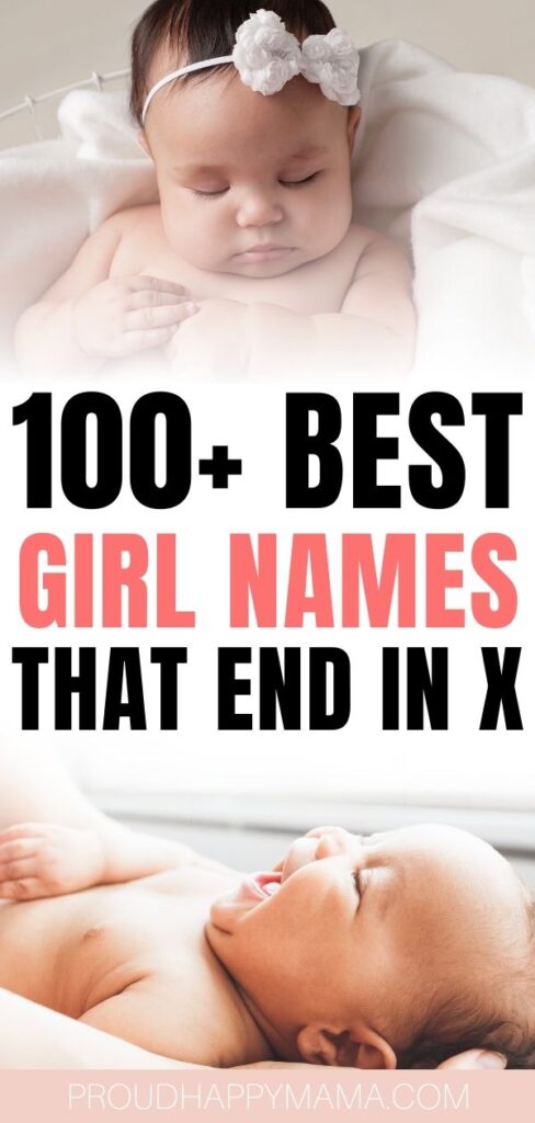Unique Baby Girl Names That Ending in X