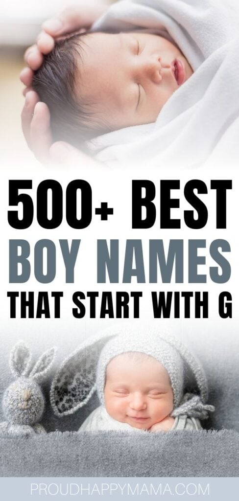 Baby Boy Names That Start With G