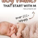 Baby Boy Names That Start With M