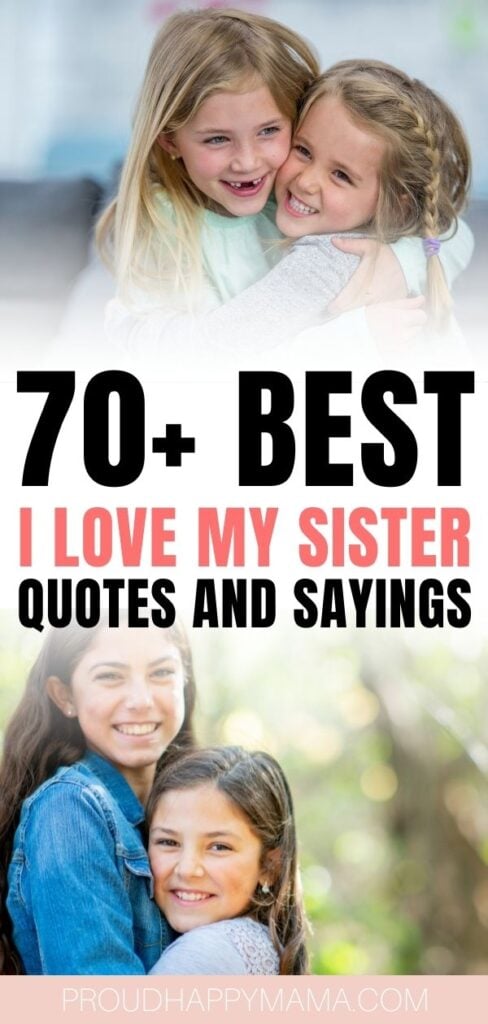 I love you sister quotes