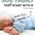Unique Boy Names That Start With H