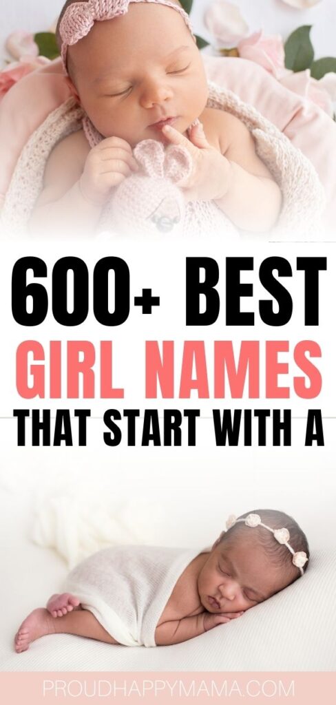 Best Girl Names That Start With A