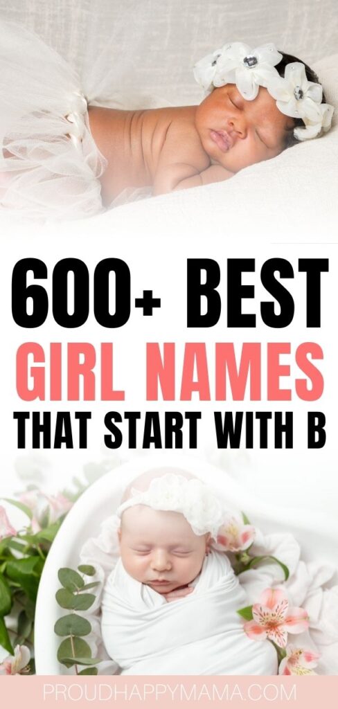 Best Girl Names That Start With B