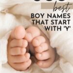 Cute Baby Boy Names That Start With Y