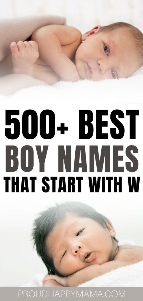 Unique Boy Names That Start With W