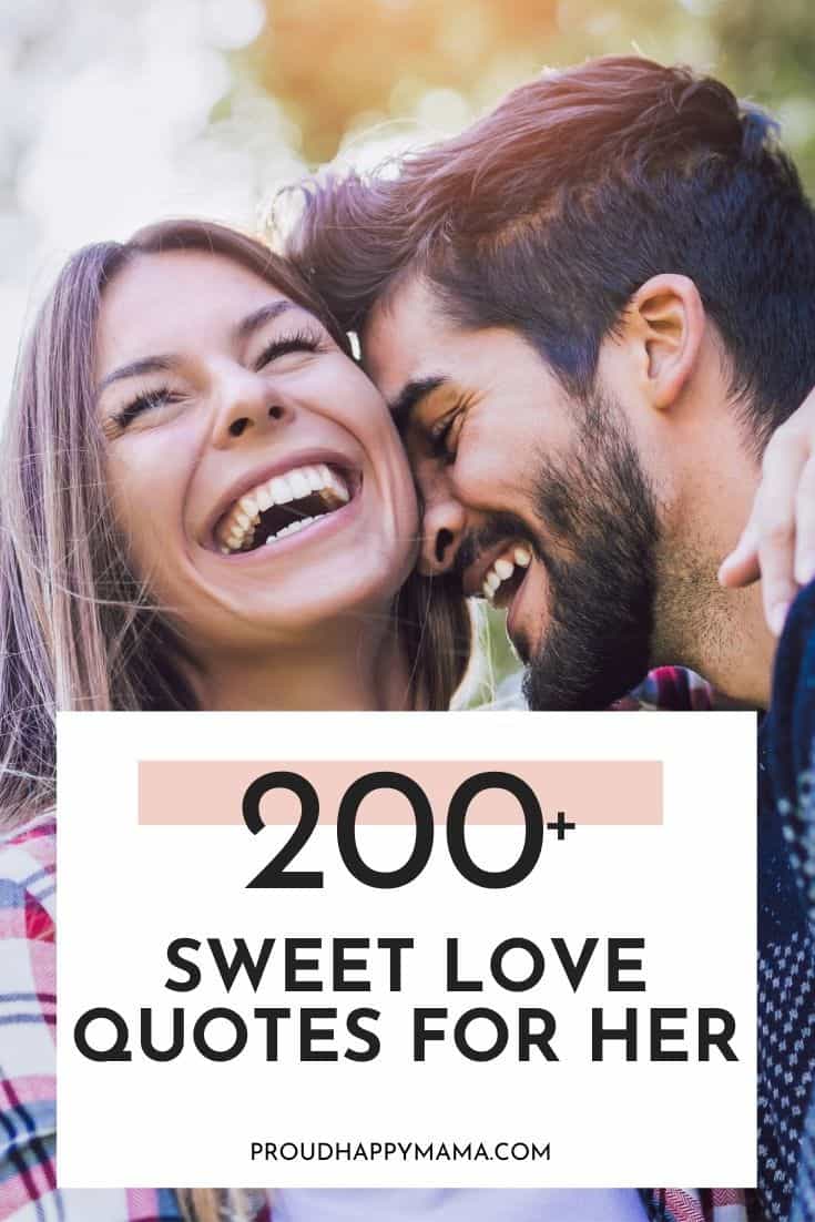 200+ Cute Love Quotes For Her To Make Her Smile [Sweet & Romantic]