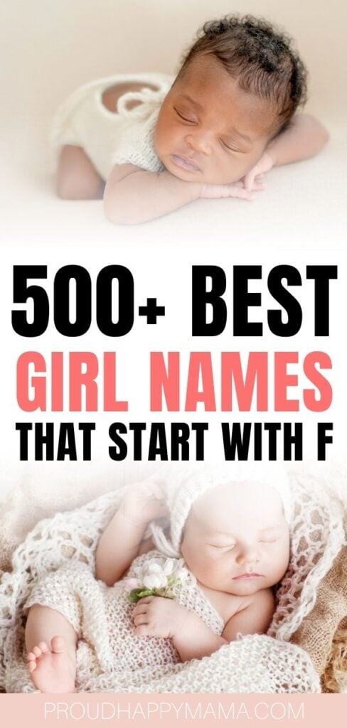 Unique Girl Names That Start With F