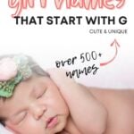 Unique Girl Names That Start With G