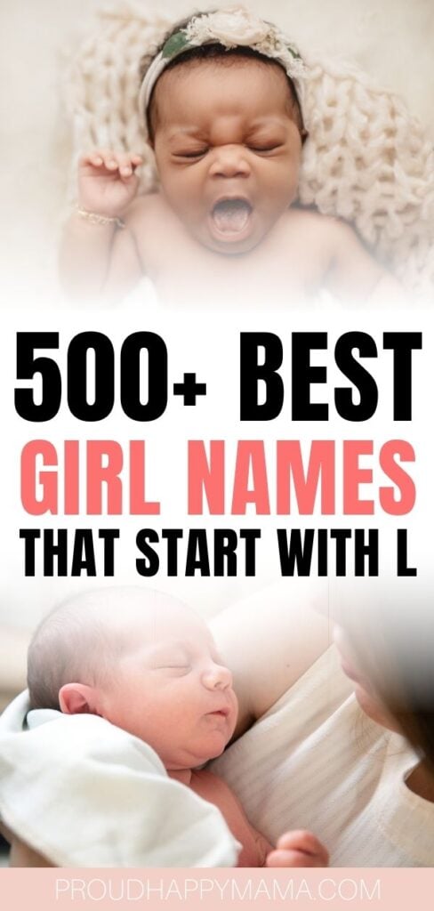 Unique Girl Names That Start With L