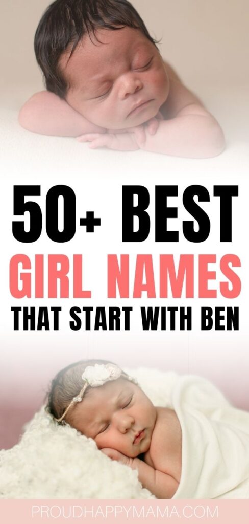 Best Girl Names That Start With Ben