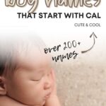 Boy Names That Start With Cal
